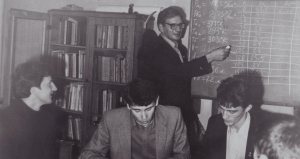 В лаборатории факультета ДПА, 1970-е годы|Валерий Костюк|